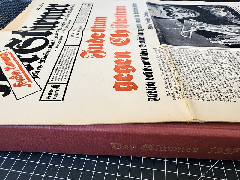 DER STUERMER 1937 X 41 ORIGINALS BEAUTIFULLY BOUND + 1 SPECIAL EDITION