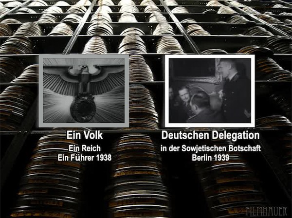 EIN VOLK EIN REICH EIN FÜHRER 1938 - DEUTSCHE DELEGATION IN DER SOWJETISCHEN BOTSCHAFT BERLIN 1939