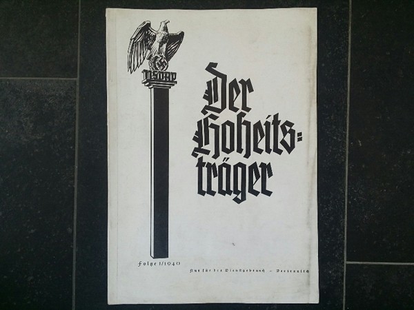 DER HOHEITSTRAEGER 1/1940