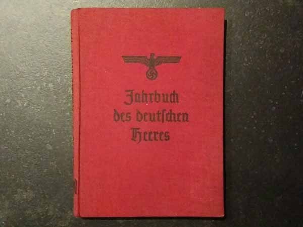 JAHRBUCH DES DEUTSCHEN HEERES 1937 ORG. BINDING