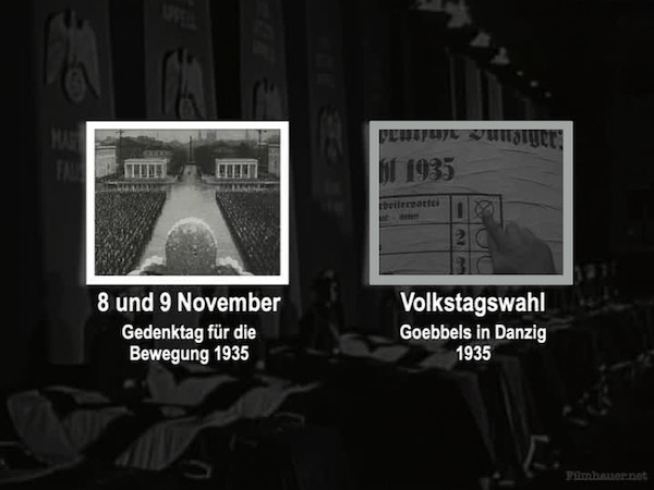 8 UND 9 NOVEMBER 1935 - VOLKSWAHLSTAG DANZIG GOEBBELS 1934