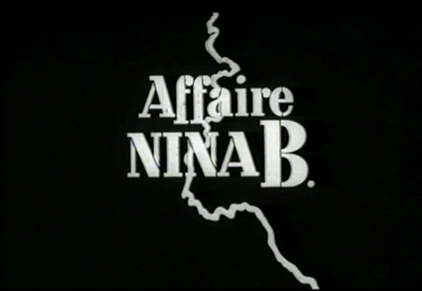AFFAIRE NINA B 1961