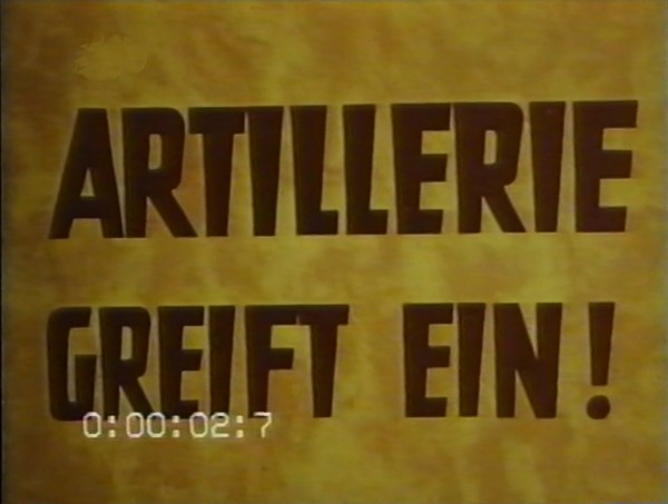 ARTILLERIE GREIFT EIN 1940
