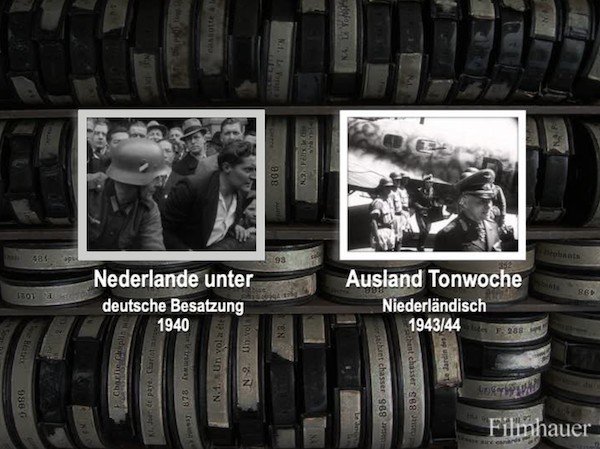 AUSLAND TONWOCHE Niederlandisch 1943 / 44 - NIEDERLANDE UNTER DEUTSCHE BESATZUNG 1940