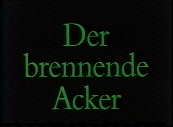 BRENNENDE ACKER 1922
