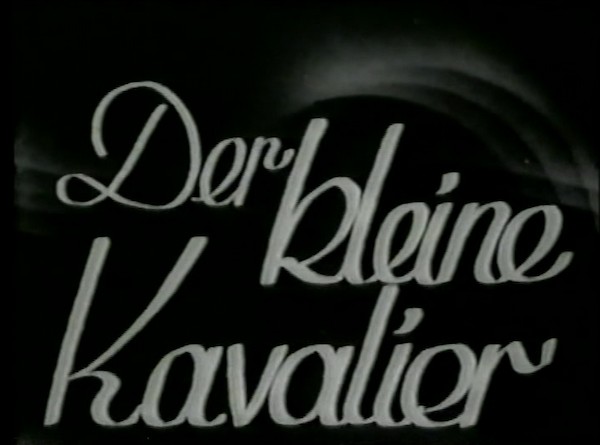 BUBI DER KLEINE KAVALIER 1937