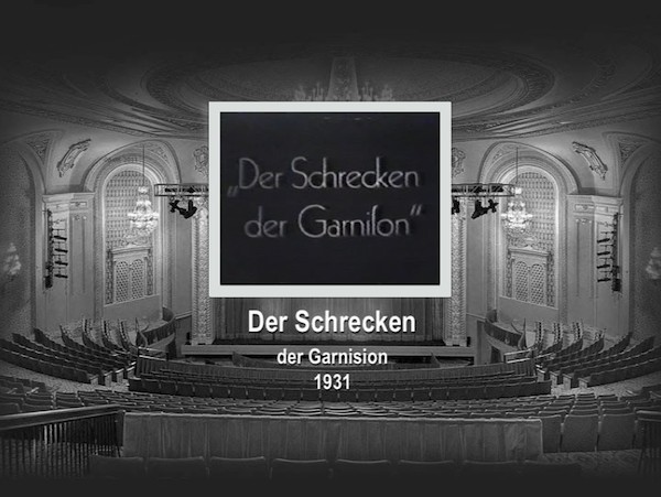 DER SCHRECKEN DER GARNISON 1931