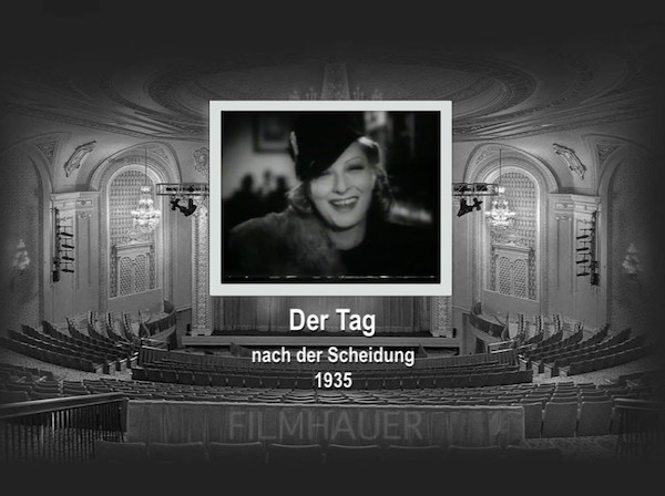 DER TAG NACH DER SCHEIDUNG 1935