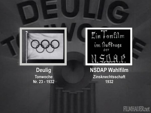 DEULIG TONWOCHE 23 1932 - NSDAP CAMPAIGN ADVERTISEMENT 1932