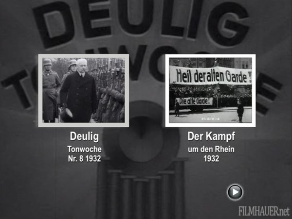 DEULIG TONWOCHE 8 1932 - THE FIGHT FOR THE RHEIN 1932 - GERMAN REICHSWEHR ON MANOUVERS 1931
