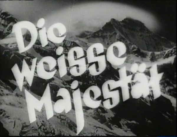 DIE WEISSE MAJESTAET 1933
