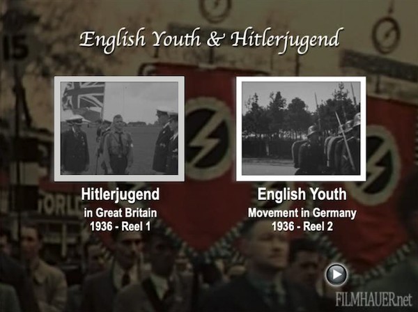 ENGLICH YOUTH MOVEMENT UND HITLERJUGEND AUSTAUSCH Spule 1-3 1936