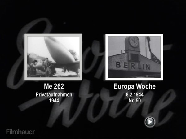 EUROPA WOCHE 1944 50 / 52 - Me 262 1944 Private Films