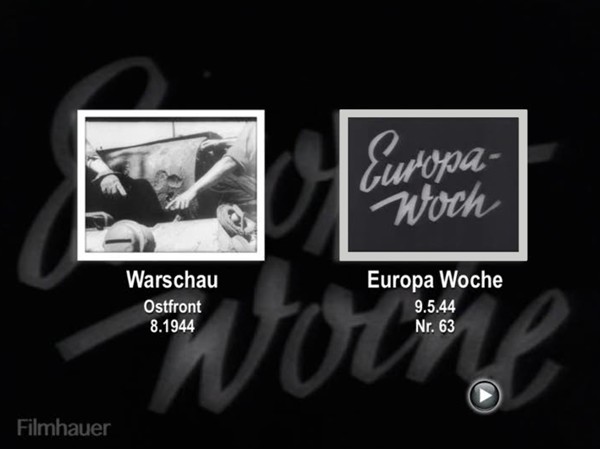 EUROPA WOCHE 1944 63 / 64 - WARSCHAU 1944