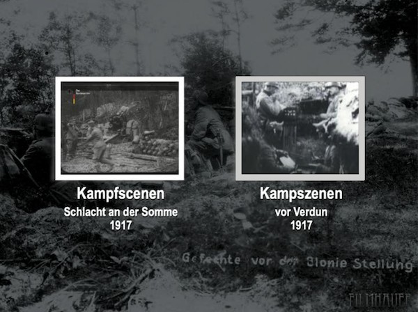 KAMPFSZENEN AUS DER SOMME 1917 - VOR VERDUN 1917