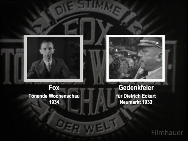 FOX TOENENDE WOCHENSCHAU 1934 - COMMERATION FOR DIETRICH ECKART 1933