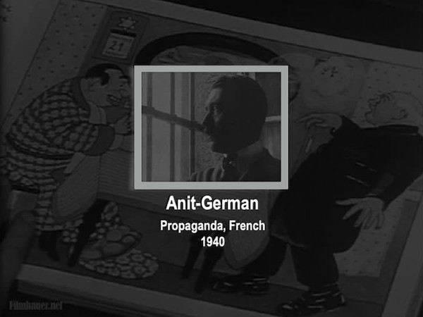 FRENCH ANTI GERMAN PROPAGANDA 1940