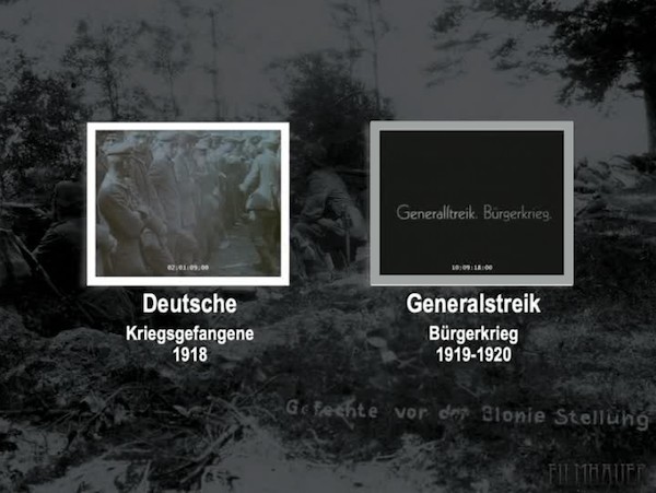 GENERALSTREIK 1919 - DEUTSCHE GEFANGENE 1918