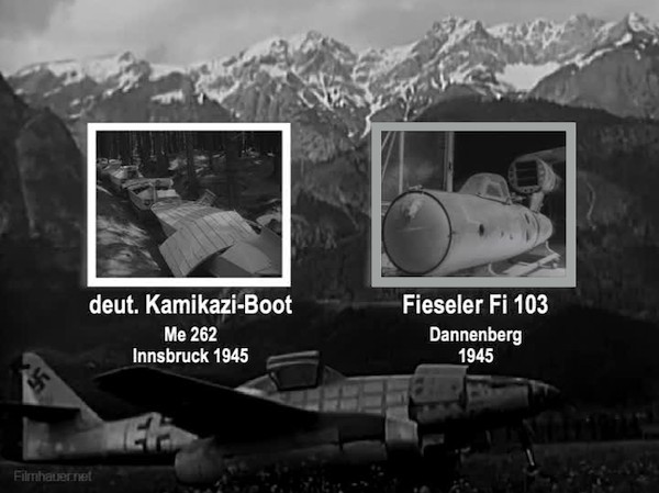 GERMAN SUICIDE BOOT, ME 262 1945 - FIESELER Fi 103 1945