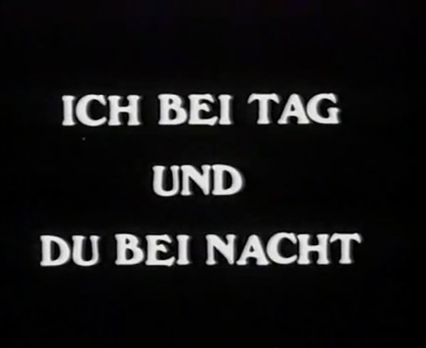 ICH BEI TAG UND DU BEI NACHT 1932