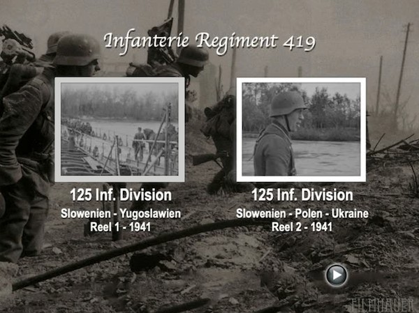 INFANTRY REGIMENT 419 1941-42 Private Reels 1-3