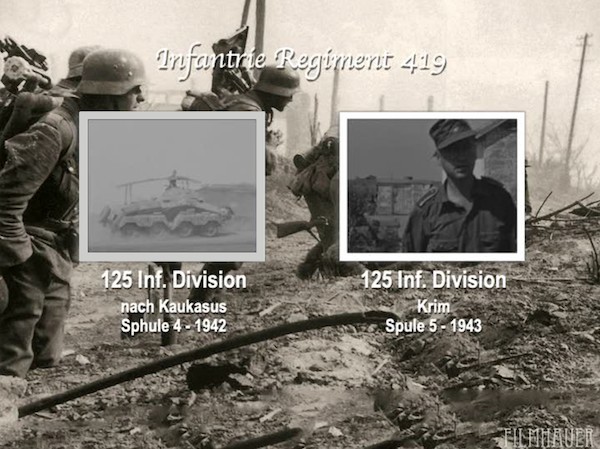 INFANTRY REGIMENT 419 1941-42 Private Reels 4-5