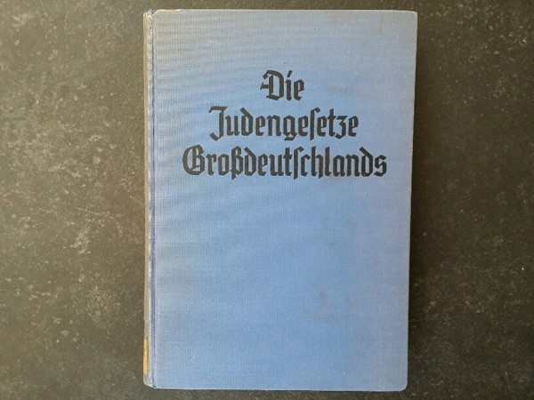 DIE JUDENGESETZTE GROSSDEUTSCHLANDS 1939