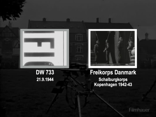 VERLORENE (Bessere Qualität) DW 733 21.9.43 - FREIKORPS DANMARK 1942-43