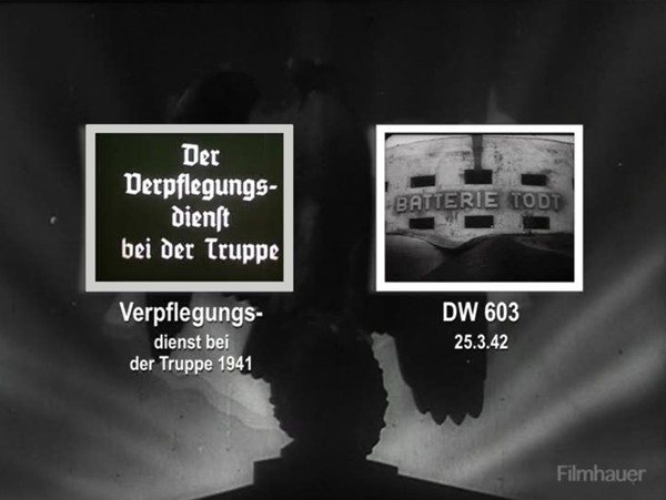 VERLORENE DW 603 25.3.42 - VERPFLEGUNGS-DIENST BEI DER TRUPPE 1941