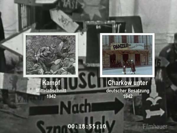 LOST WEHRMACHT FOOTAGE: CETNRAL FRONT 1942 - CHARKOW UNDER GERMAN OCCUPATION 1942