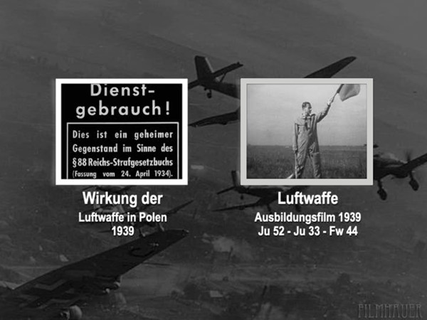 LUFTWAFFE AUSBILDUNGSFILM 1939 - WIRKUNG DER LUFTWAFFE IN POLEN