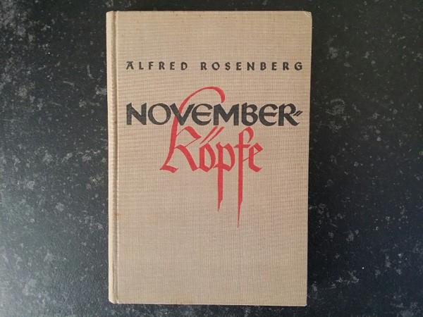 NOVEMBER KÖPFE 1939 - Alfred Rosenberg