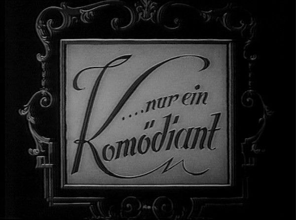 NUR EINE KOMODIANT 1935