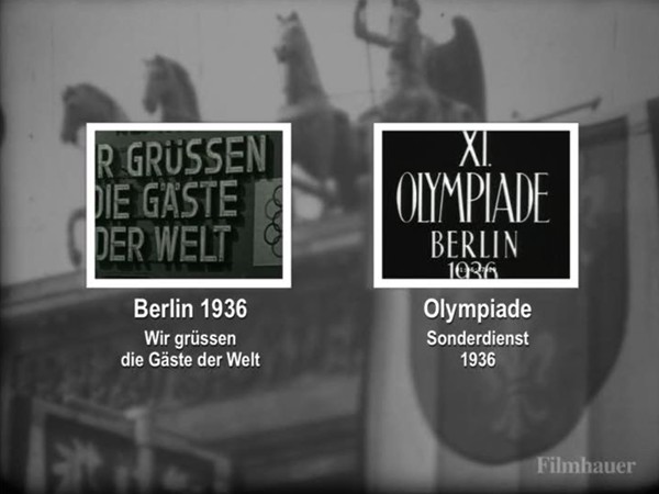 OLYMPIADE SONDERDIENST 1936 - BERLIN WIR GRÜSSEN DIE GÄSTE DER WELT 1936