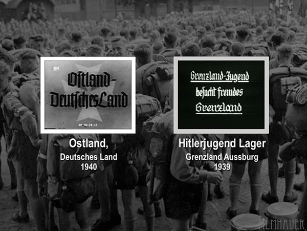 OSTLAND DEUTSCHES LAND 1940 - HITLER JUGEND GRENZLAND 1939