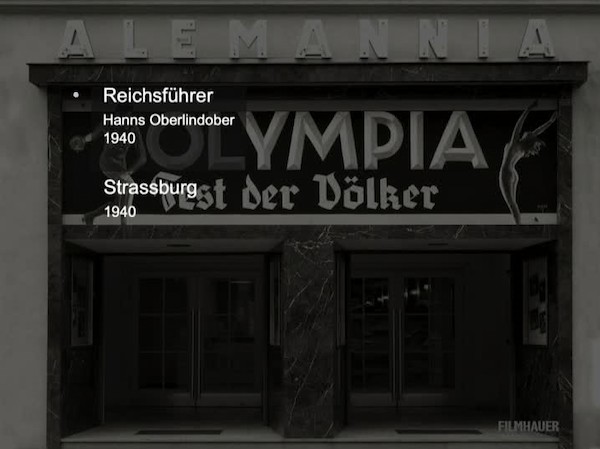 PERSONALITIES, REICHSFUEHRER OBERLINDOBER 1940 - STRASSBURG 1940