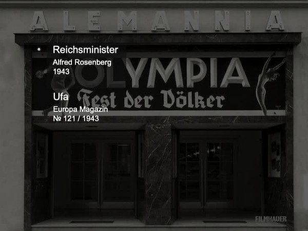 PERSONALITIES, REICHSMINISTER ROSENBERG 1943 - EUROPA MAGAZINE 121 1943