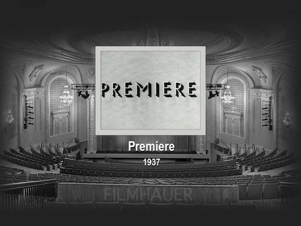 PREMIERE 1937 - Zarah Leander