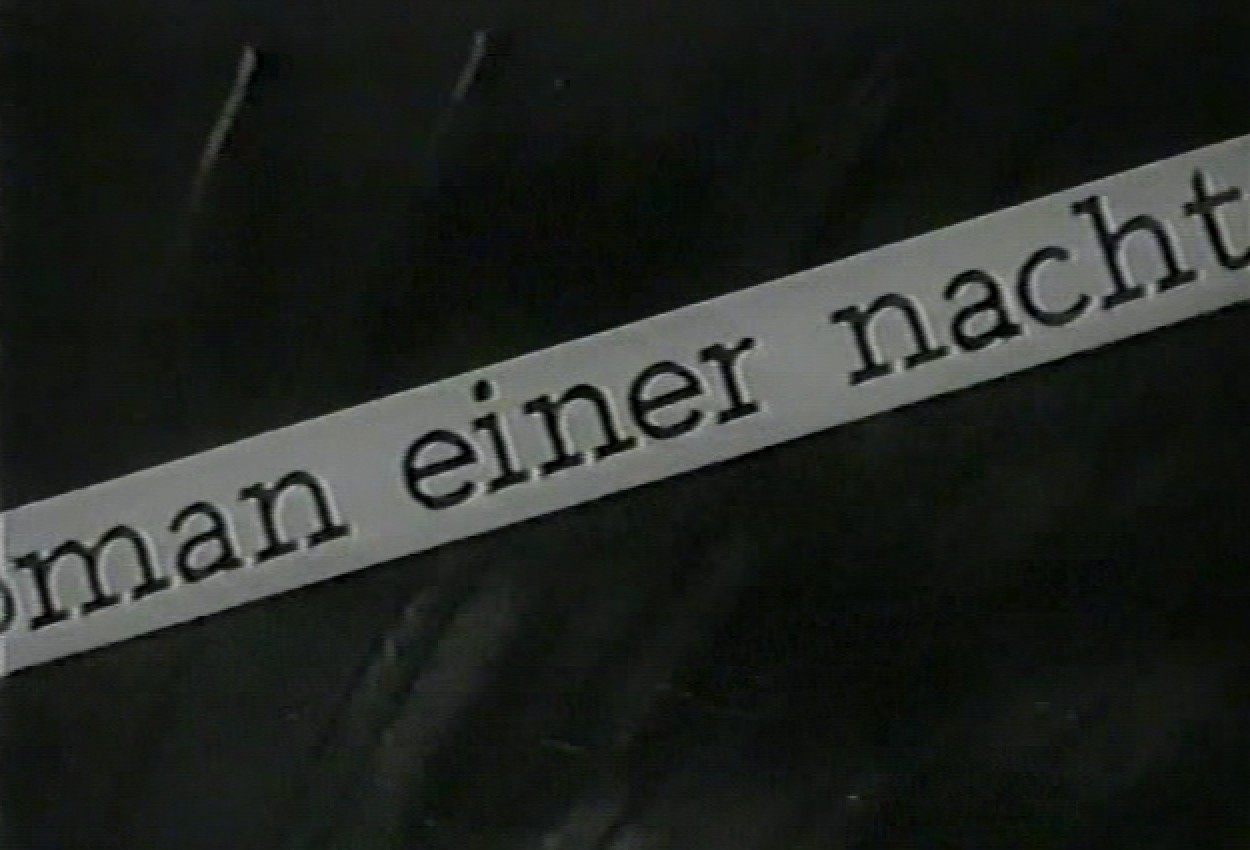 ROMAN EINER NACHT 1933