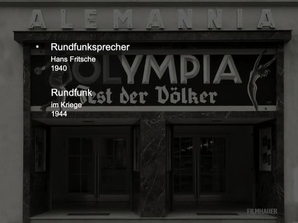 RADIO ANNOUNCER HANS FRITSCHE 1940 - RUNDFUNK IM KRIEGE 1944