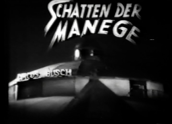 SCHATTEN DER MENAGE 1931