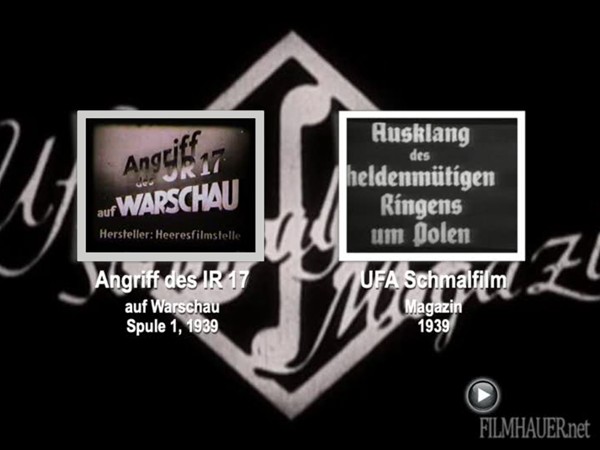 SCHMALFILM MAGAZINE 1939 - 1940 - ANGRIFF IR 17 AUF WARSCHAU