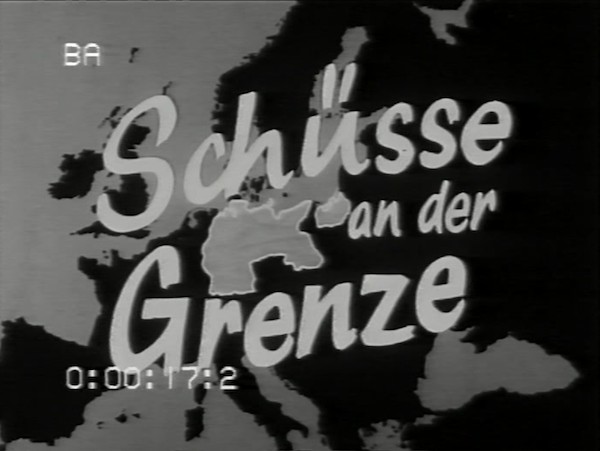 SCHUESSE AN DER GRENZE 1933