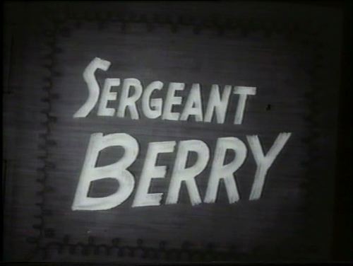 SERGEANT BERRY 1938 - Hans Albers