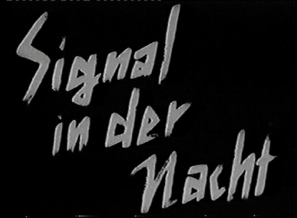 SIGNAL IN DER NACHT 1937