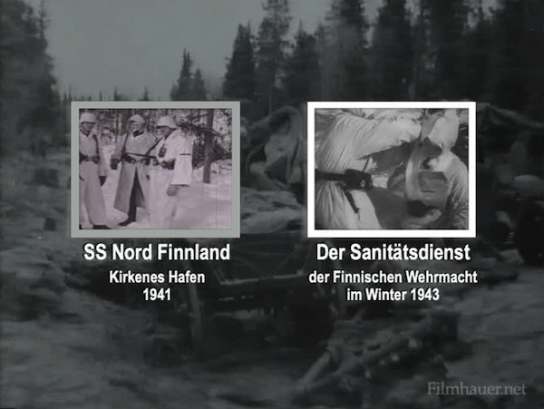 SS NORD FINNLAND 1941 - MEDICS OF THE FINISH ARMY IN WINTER 1943