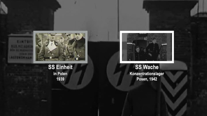 SS EINHEIT IN POLEN 1939 - SS WACHE KONZENTRATIONSLAGER POSEN 1942