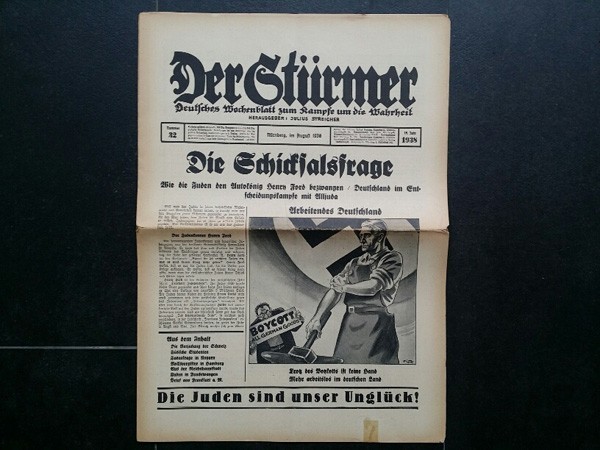 DER STURMER Nr. 32 - 8.1938 (pdf Format)