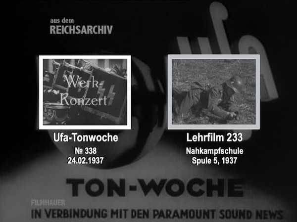 UFA TONWOCHE 338 1937 - NAHKAMPFSCHULE  Spule 5 1937