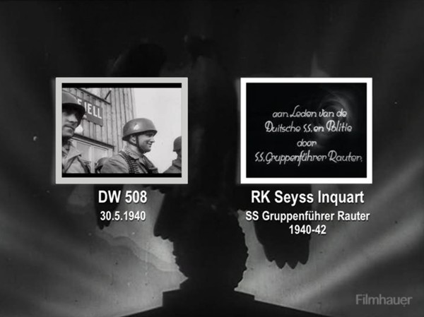 LOST DW 508 30.05.40 - RK SEYSS INQUART - SS GRUPPENFUHRER RAUTE 1940-42
